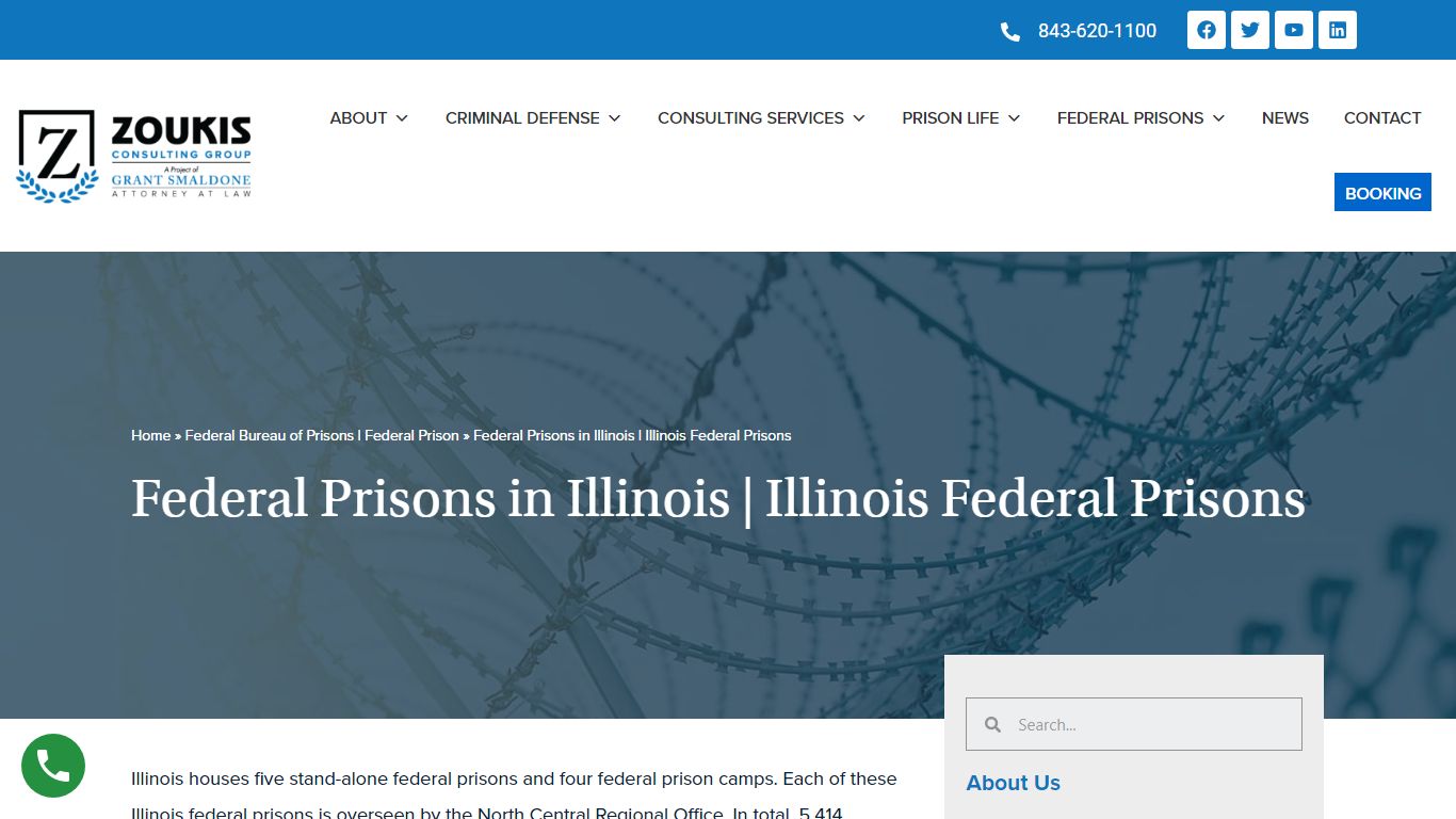 Federal Prisons in Illinois - Zoukis Consulting Group